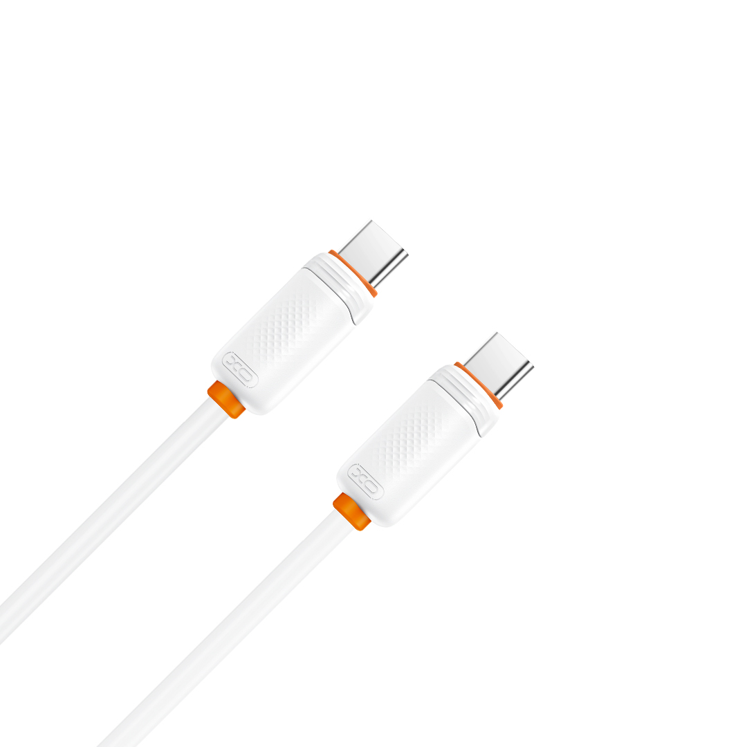 USB-C - USB-C kabl za prenos podataka i punjenje XO Design NB-Q298, 240W, 1m, Bela