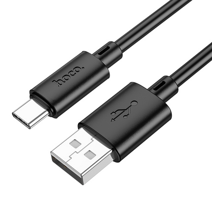 USB-A - USB-C HOCO X88 kabl za prenos podataka i punjenje, 18W, 2m, Crna