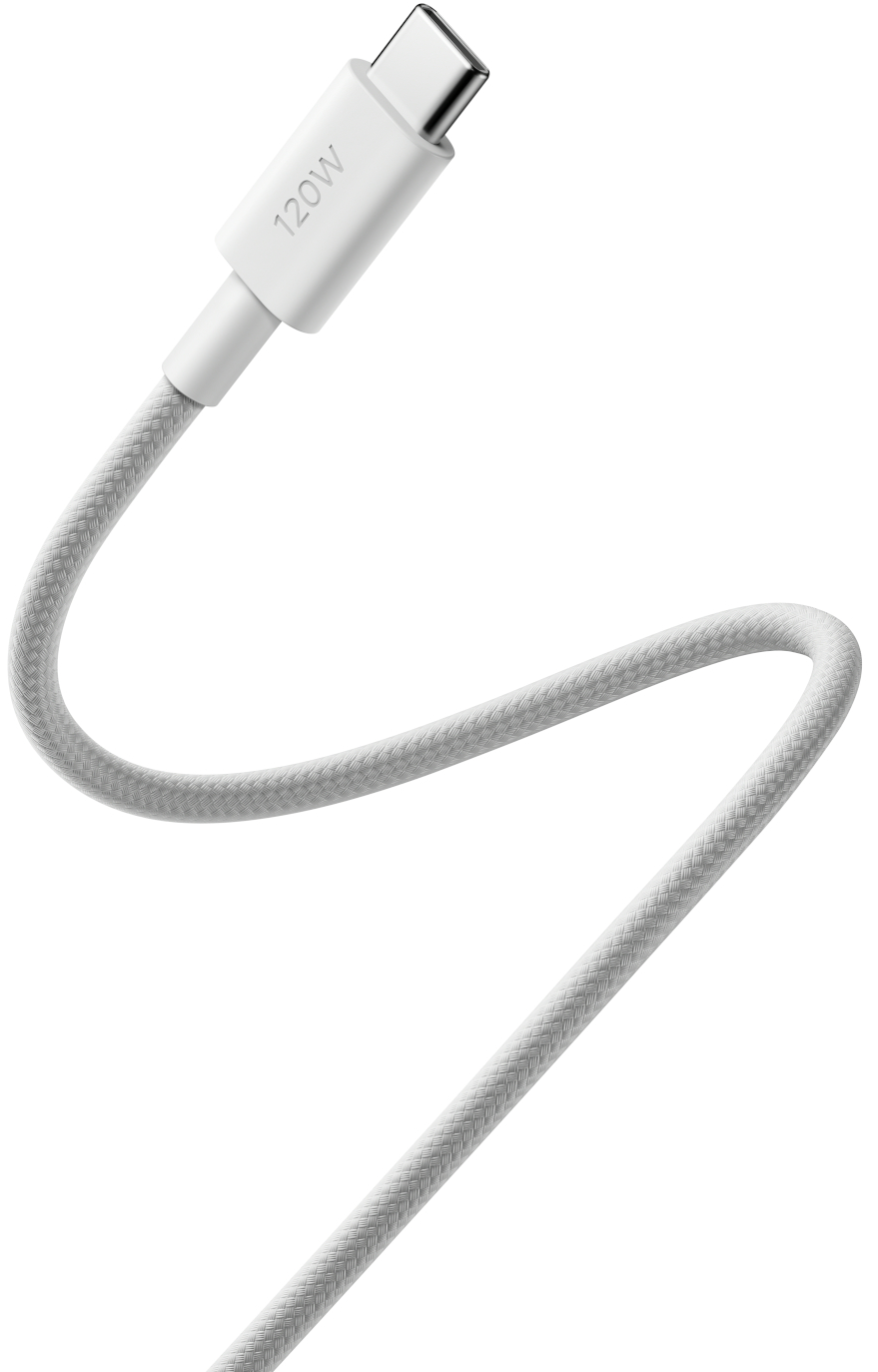 Kabl za prenos podataka i punjenje USB-C - USB-C Xiaomi, 120W, 2m, Bela BHR087AGL