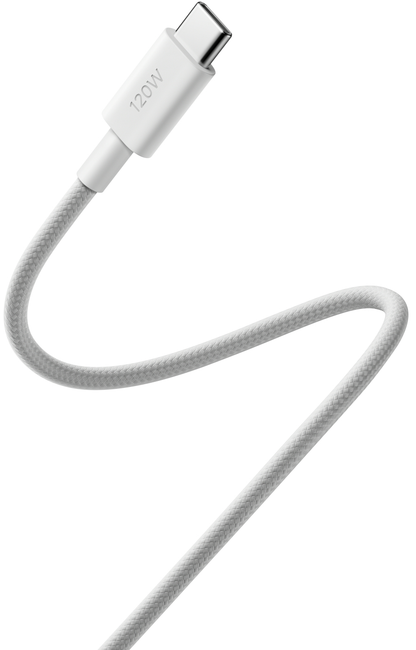Kabl za prenos podataka i punjenje USB-C - USB-C Xiaomi, 120W, 2m, Bela BHR087AGL