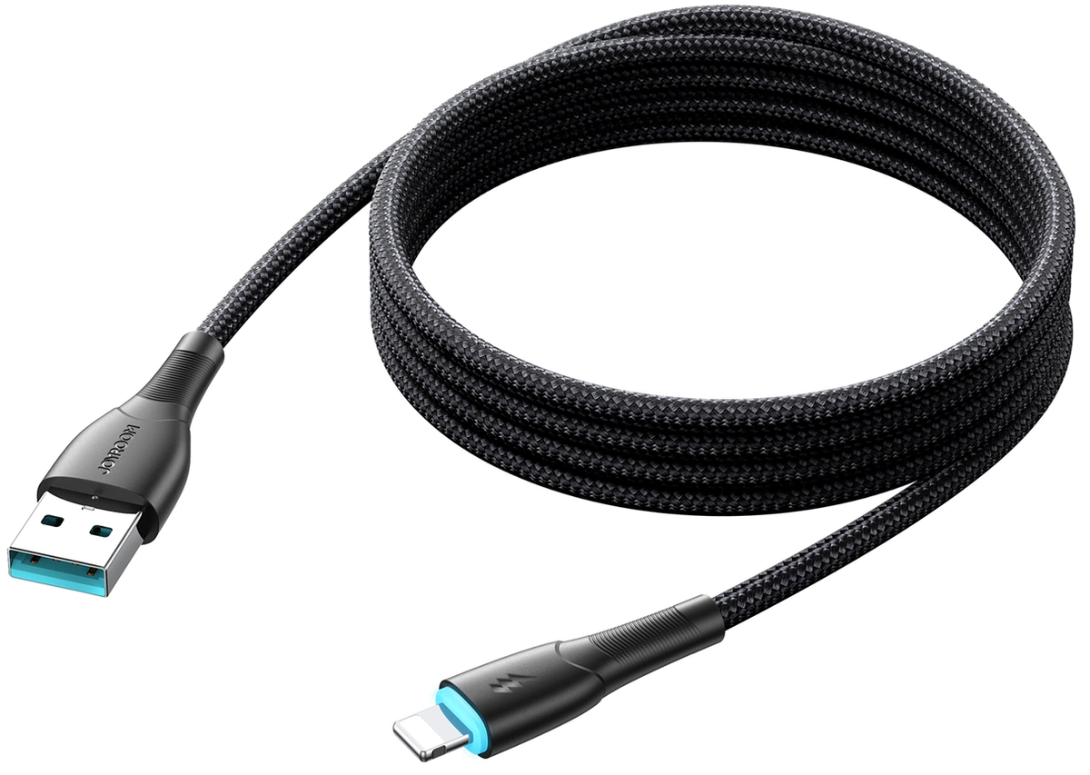 USB-A kabl za prenos podataka i punjenje – Lightning Joyroom SA32-AL3, 18 W, 1 m, crni