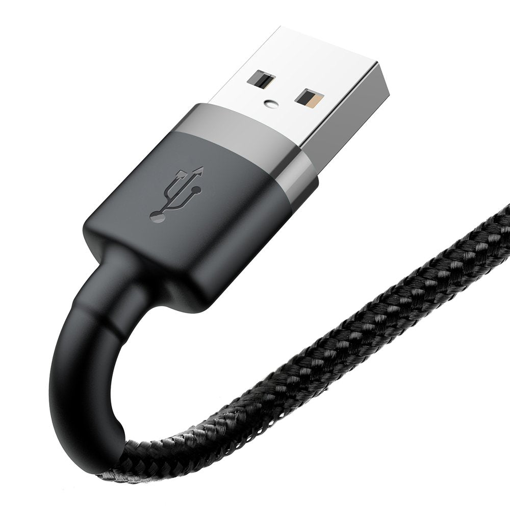 Kabl za podatke i punjenje USB-A - Lightning Baseus Cafule, 18W, 3m, Sivi CALKLF-RG1