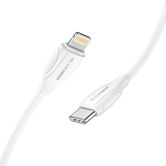 USB-C - Lightning kabel za prijenos podataka i punjenje BLUE Power B2BX19, 18W, 2m, bijeli