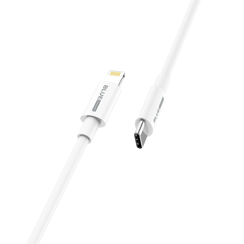 USB-C - Lightning Data and Charging Cable BLUE Power BBX36, 18W, 1m, White