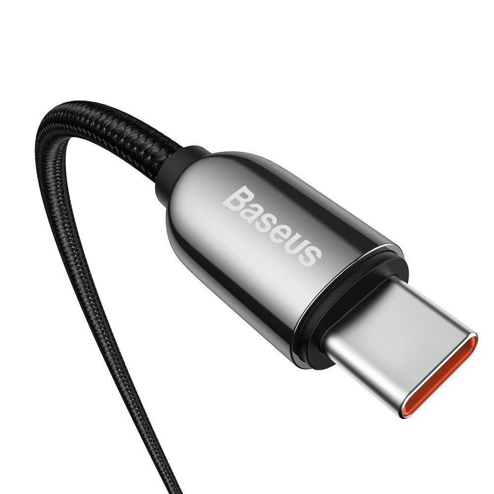 USB-C Data and Charging Cable - USB-C Baseus Display, 100W, 1m, Black CATSK-B01