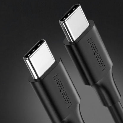 Kabl za Prenos Podataka i Punjenje USB-C - USB-C UGREEN US286, 60W, 1.5m, Crni