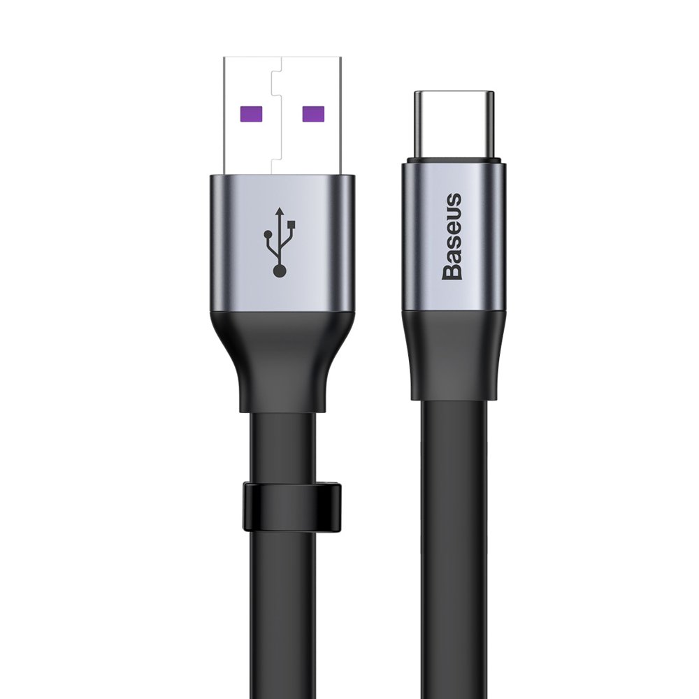 Kabel za Prijenos Podataka i Punjenje USB-A - USB-C Baseus Simple, 40W, 0.23m, Sivi CATMBJ-BG1