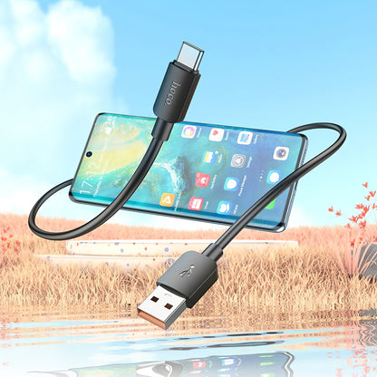 Kabl za Prenos Podataka i Punjenje USB-A - USB-C HOCO X96, 100W, 1m, Crni