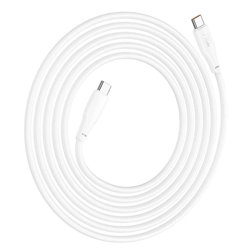 Kabl za Prenos Podataka i Punjenje USB-C - USB-C HOCO X93, 100W, 2m, Beli