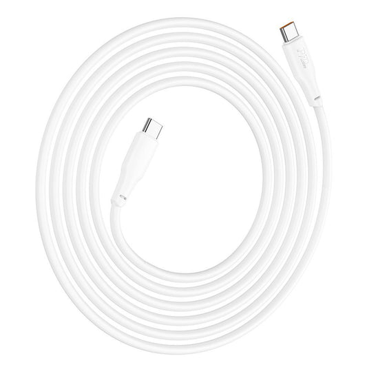 USB-C Data and Charging Cable - USB-C HOCO X93 USB-C, 100W, 2m, White 