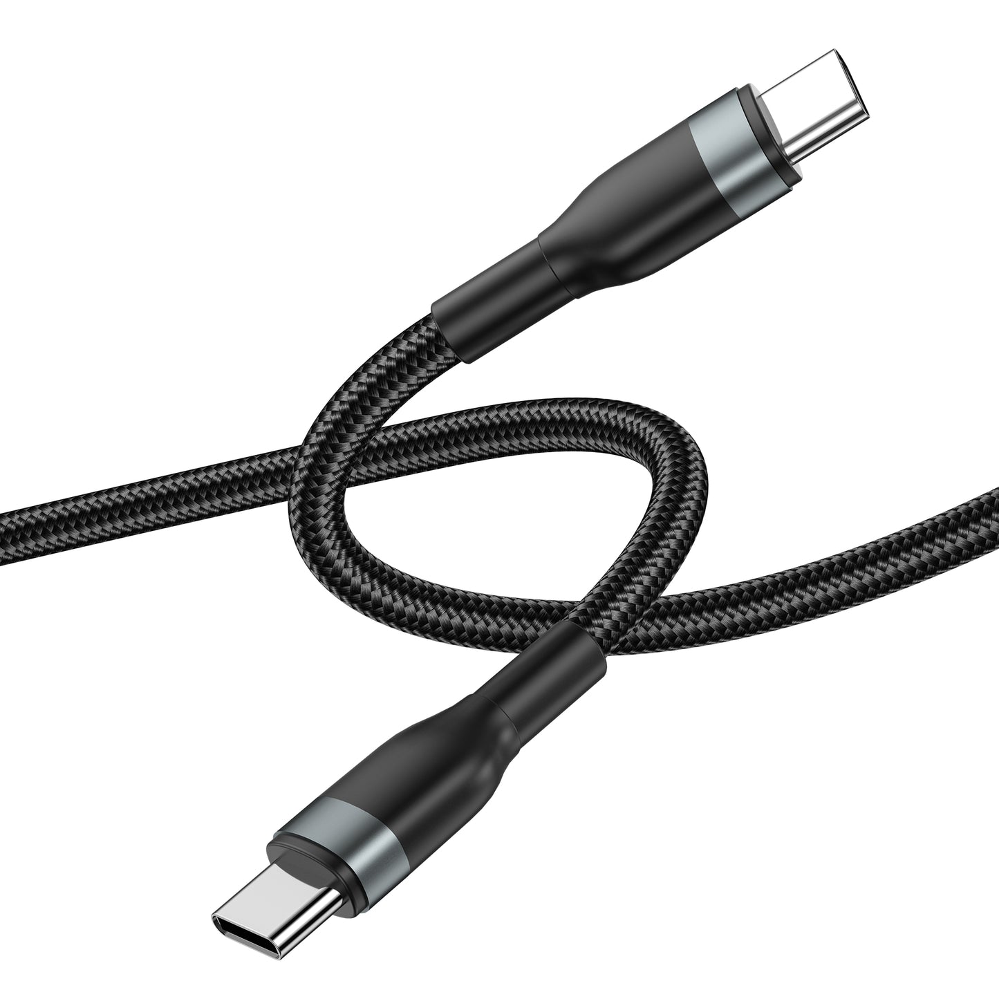 USB-C Data and Charging Cable - USB-C WiWu Wi-C017, 100W, 1.2m, Black 