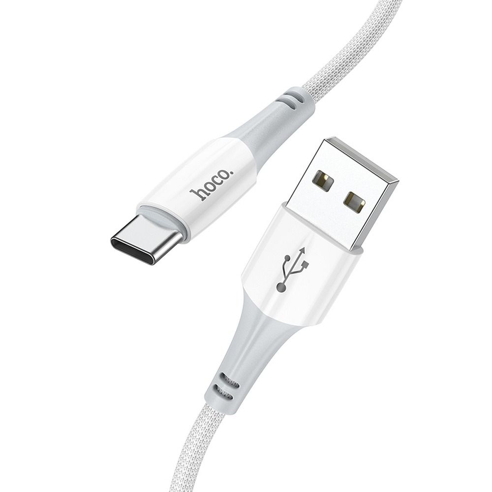 Kabl za podatke i punjenje USB-A - USB-C HOCO X70, 18W, 1m, Bela