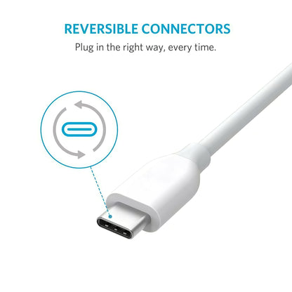 Kabl za Prenos Podataka i Punjenje USB-A - USB-C Anker PowerLine, 18W, 0.9m, Beli A8163021