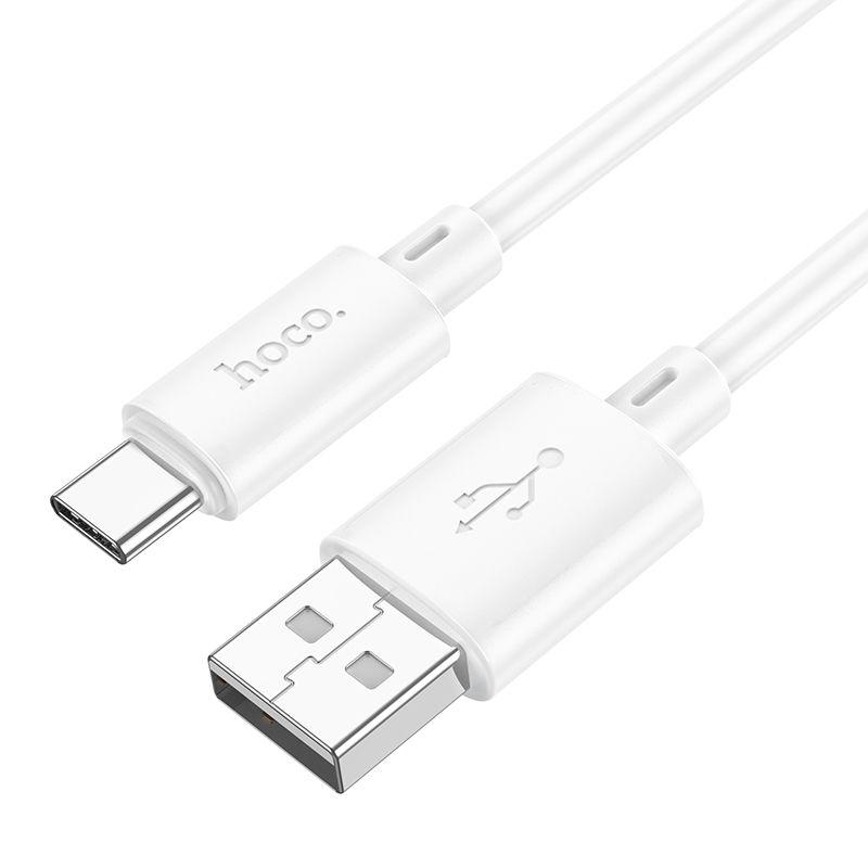 Data and Charging Cable USB-A - USB-C HOCO X88, 18W, 1m, White 