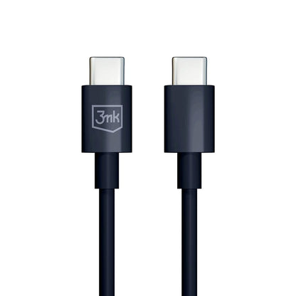Kabel za Prijenos Podataka i Punjenje USB-C - USB-C 3MK Hyper, 100W, 1.2m, Crni