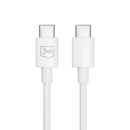 Kabel za Prijenos Podataka i Punjenje USB-C - USB-C 3MK Hyper, 100W, 1.2m, Bijeli