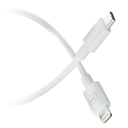USB-C - Lightning kabl za prenos podataka i punjenje 3MK Hyper, 20W, 1.2m, Bela
