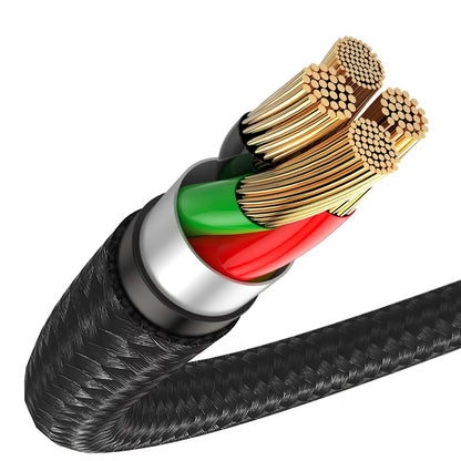 Kabel za Prijenos Podataka i Punjenje USB-A - USB-C Baseus Halo, 18W, 3m, Crni