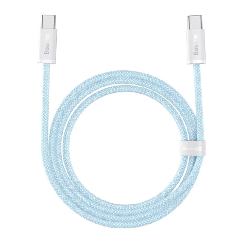 Kabl za prenos podataka i punjenje USB-C - USB-C Baseus Dynamic Series, 100W, 1m, Plavi CALD000203