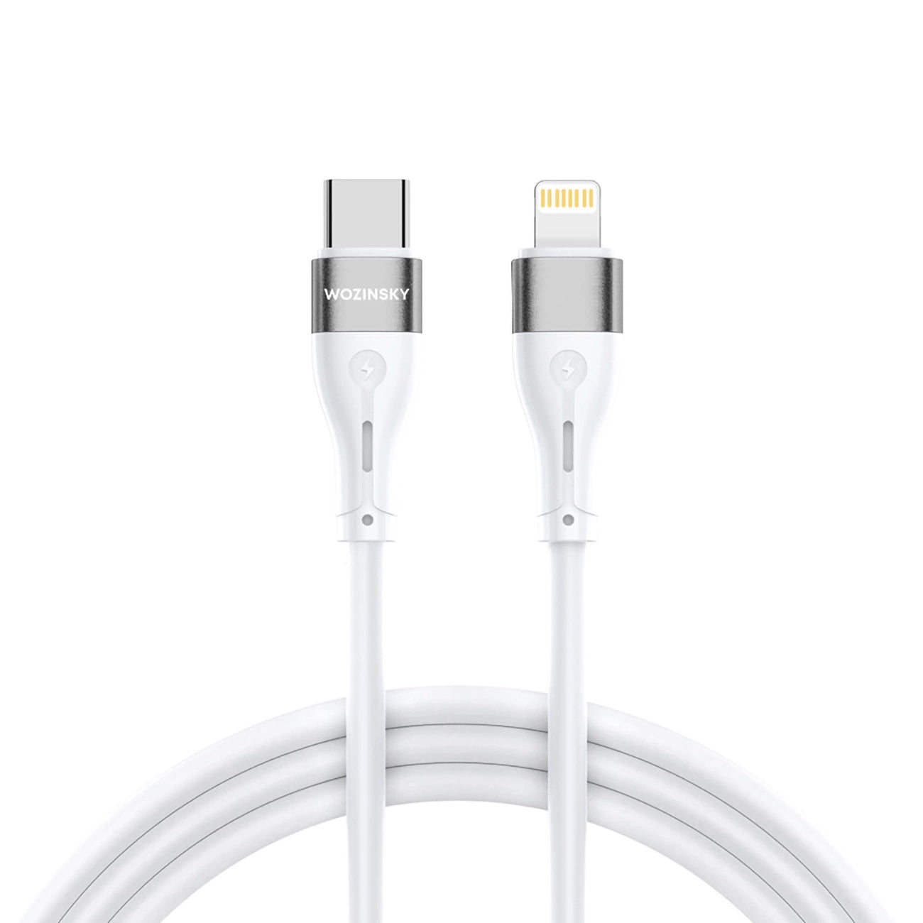 Kabl za podatke i punjenje USB-C - Lightning WZK WSTCL1, 27W, 1m, Beli