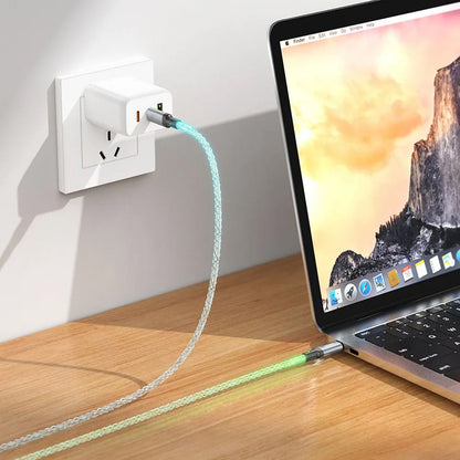 Kabl za Podatke i Punjenje USB-C - USB-C HOCO U112, 60W, 1m, Sivi