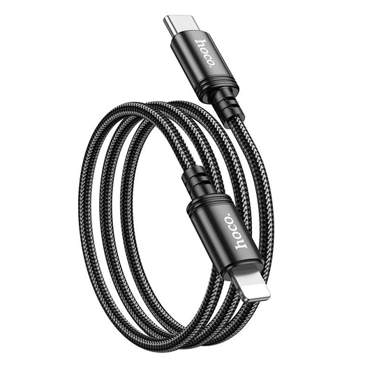 Kabl za podatke i punjenje USB-C - Lightning HOCO X89, 20W, 1m, Crni