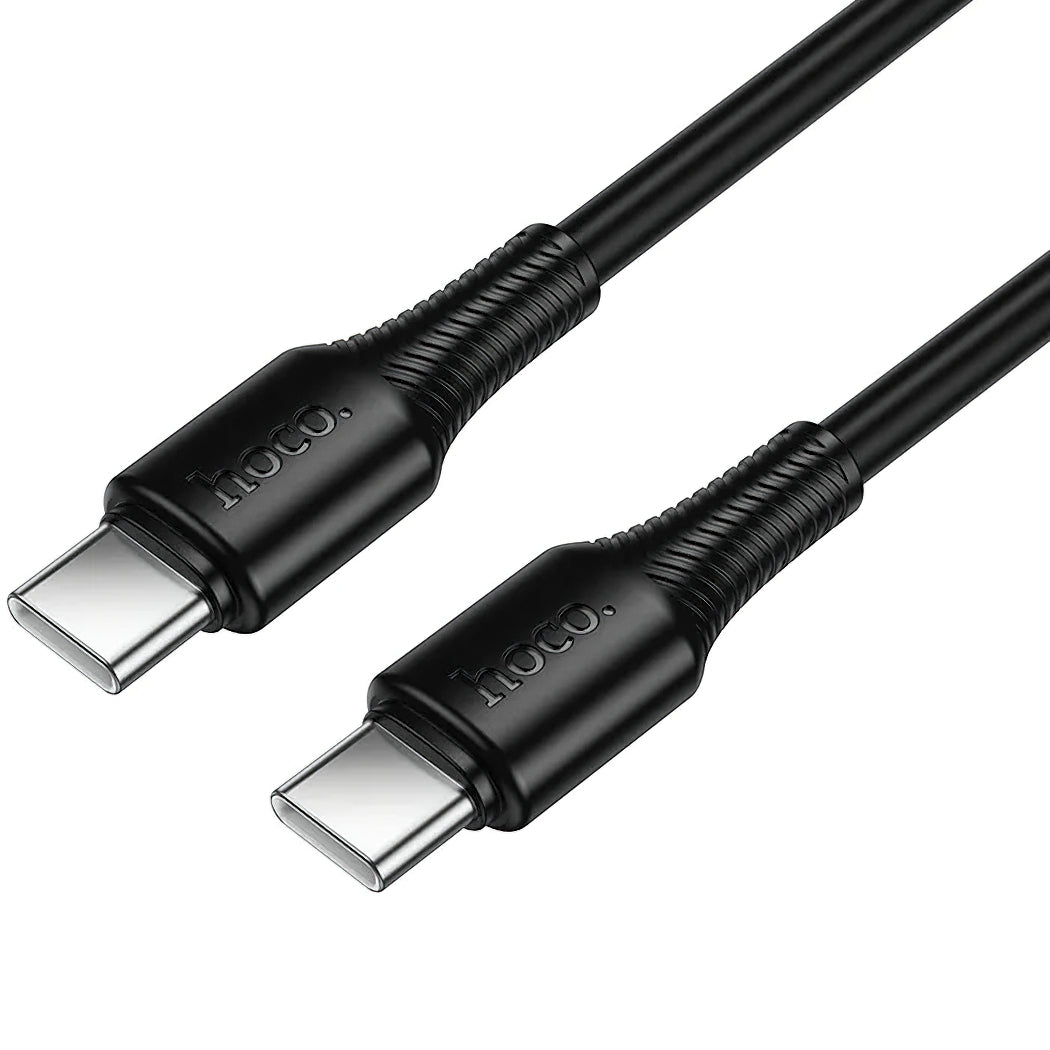 Kabl za prenos podataka i punjenje USB-C - USB-C HOCO X120, 60W, 1m, Crni