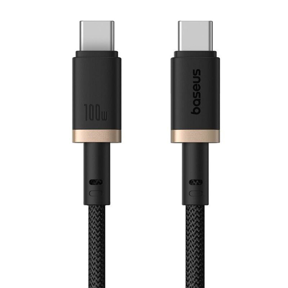 Kabl za podatke i punjenje USB-C - USB-C Baseus Dura Series, 100W, 2m, Zlatni P10377803U01-03