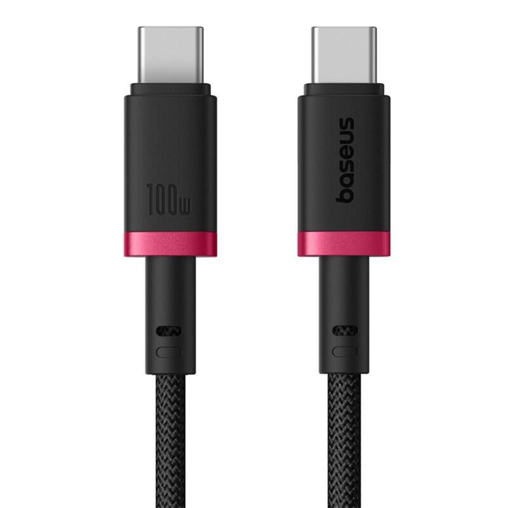 Kabl za podatke i punjenje USB-C - USB-C Baseus Dura Series, 100W, 2m, Crveni P10377803U01-02