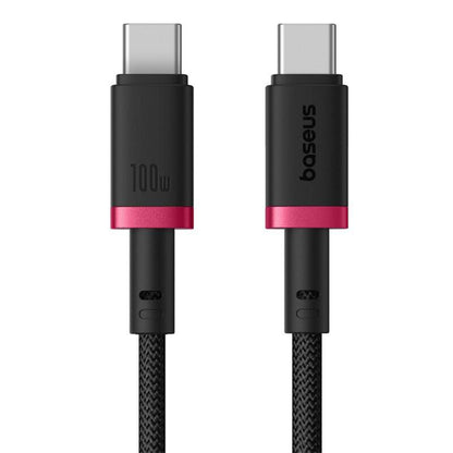 Kabl za podatke i punjenje USB-C - USB-C Baseus Dura Series, 100W, 2m, Crveni P10377803U01-02
