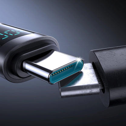 Kabl za Prenos Podataka i Punjenje USB-C - USB-C Joyroom S-A16 Pro Prism Display, 100W, 1.2m, Crni