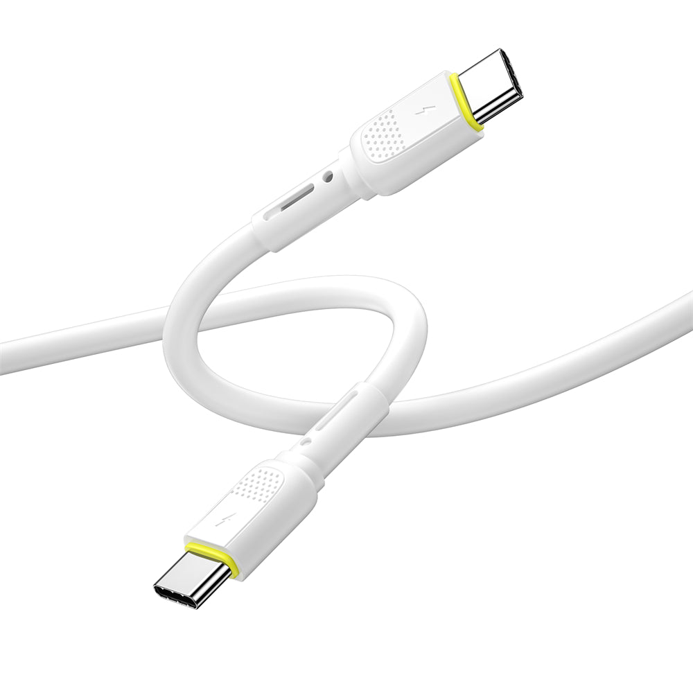 Kabl za podatke i punjenje USB-C - USB-C WiWu Wi-C034, 60W, 1.2m, Beli