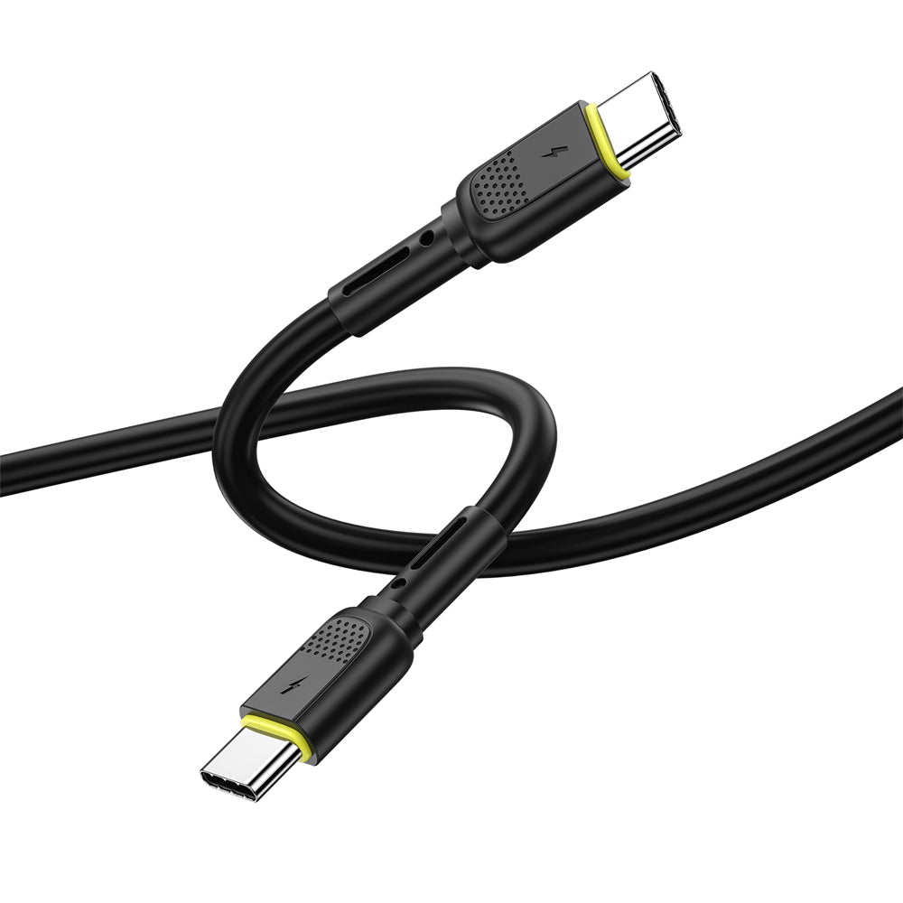 Kabl za podatke i punjenje USB-C - USB-C WiWu Wi-C034, 60W, 1.2m, Crni