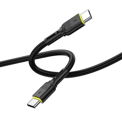 Kabl za podatke i punjenje USB-C - USB-C WiWu Wi-C034, 60W, 1.2m, Crni