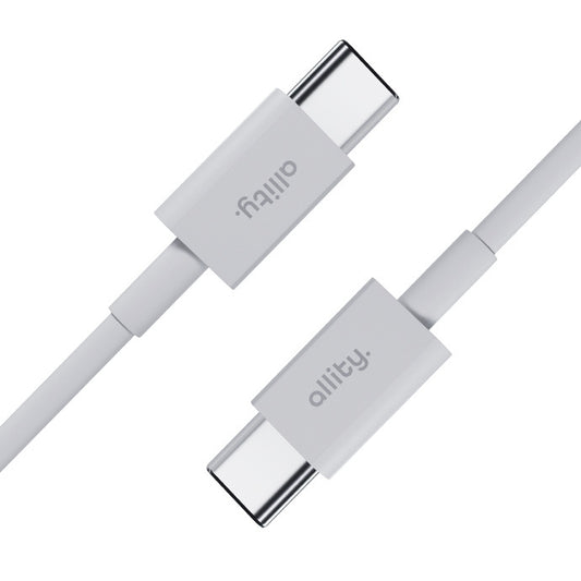 Kabl za prenos podataka i punjenje USB-C - USB-C Allity. AUC-03, 100W, 2m, Bela