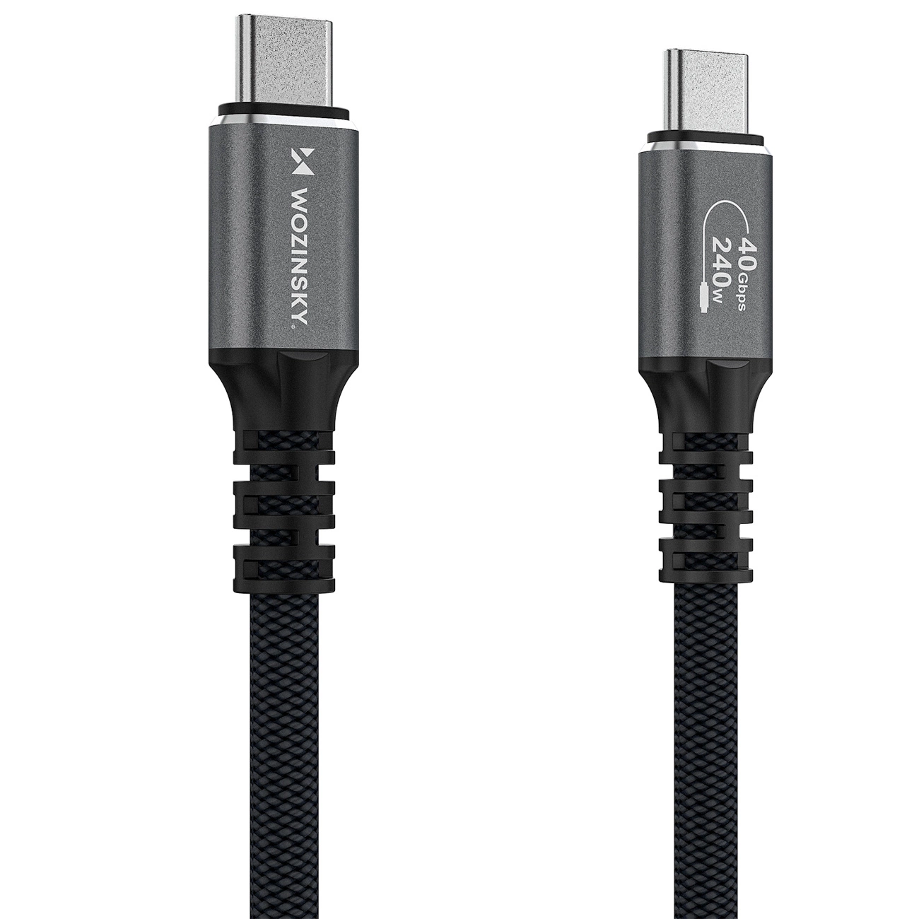Kabl za prenos podataka i punjenje USB-C - USB-C WZK WPS-UY42S, 240W, 2m, Crni