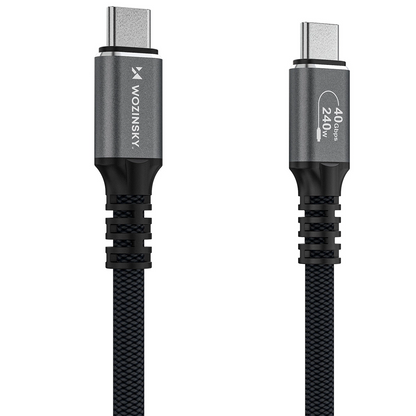 Kabl za prenos podataka i punjenje USB-C - USB-C WZK WPS-UY42S, 240W, 2m, Crni