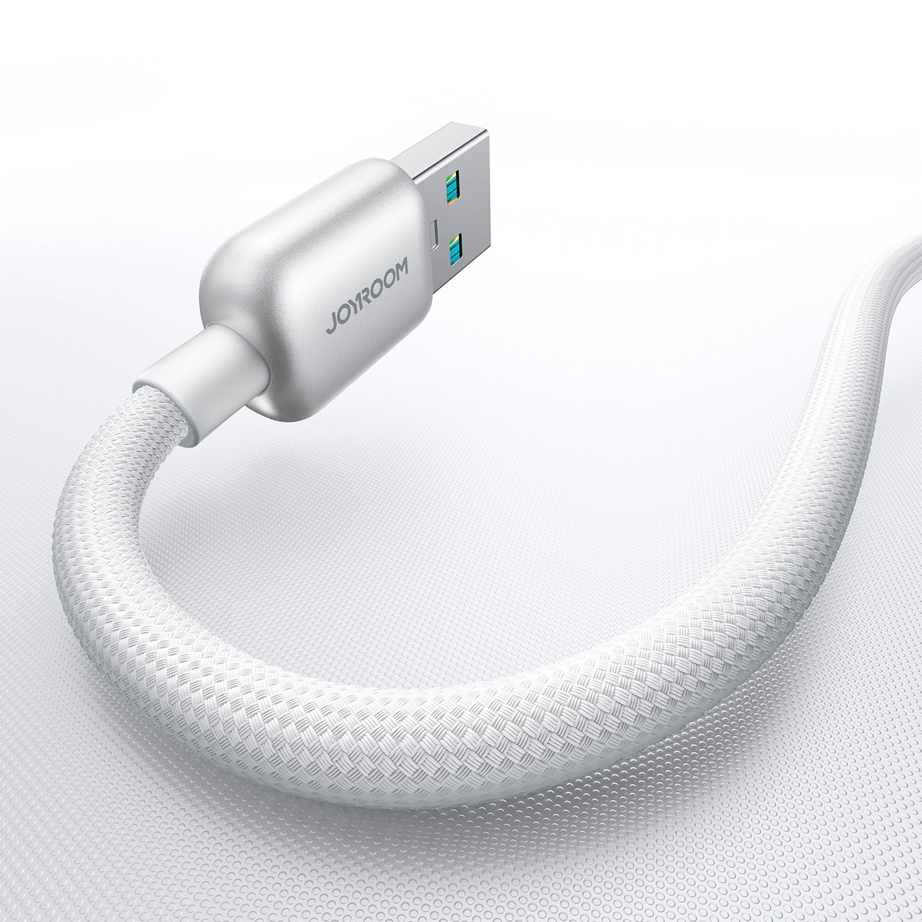 Kabl za prenos podataka i punjenje USB-A - USB-C Joyroom S-A55 StarFlight Display, 66W, 1.2m, Beli