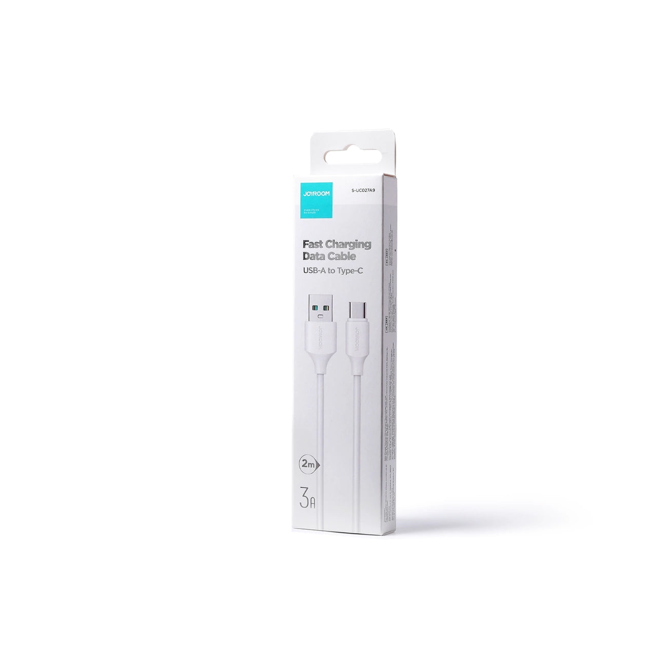 Kabl za podatke i punjenje USB-A - USB-C Joyroom S-A9, 20W, 2m, Beli