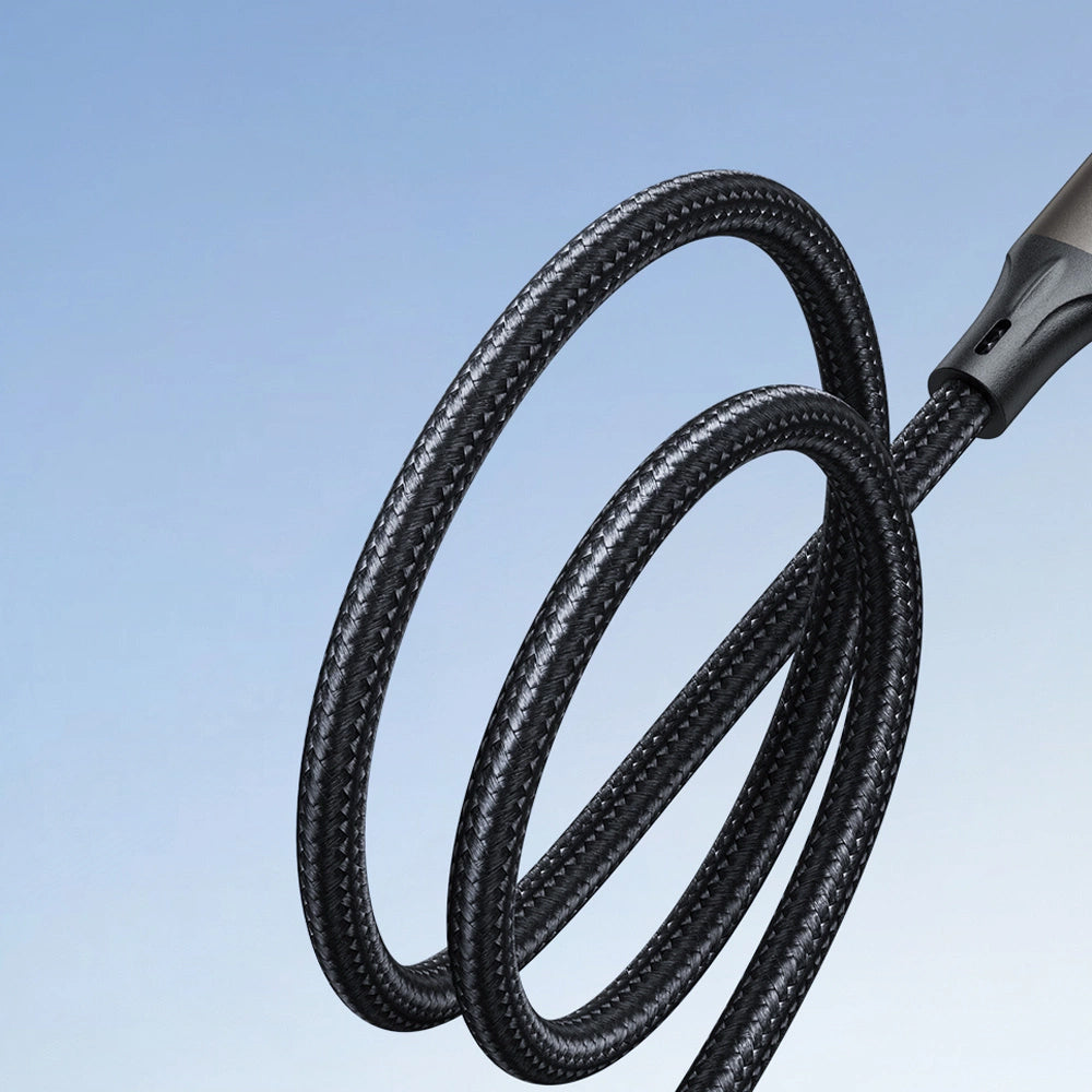 Kabl za prenos podataka i punjenje USB-C - USB-C Joyroom S-A25 Light-Speed, 100W, 1.2m, Crni