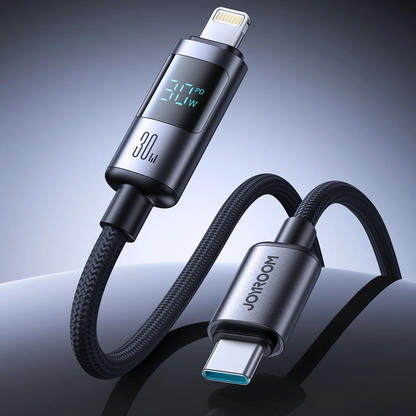 Kabl za podatke i punjenje USB-C - Lightning Joyroom S-A16 Pro Prism Display, 30W, 1.2m, Crni