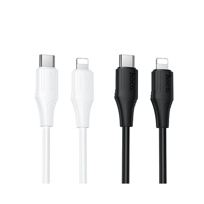 Kabl za podatke i punjenje USB-C - Lightning HOCO X124, 27W, 1m, Beli