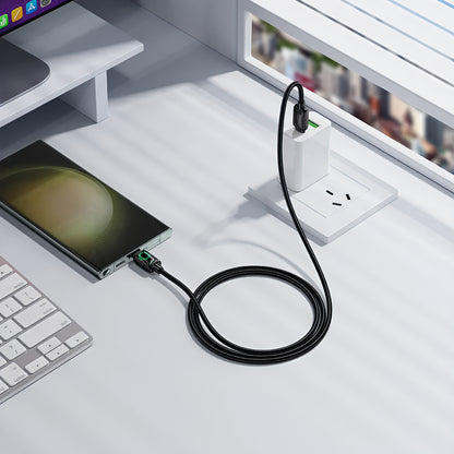 Kabl za podatke i punjenje USB-C - USB-C HOCO U146, 60W, 1.2m, Crni