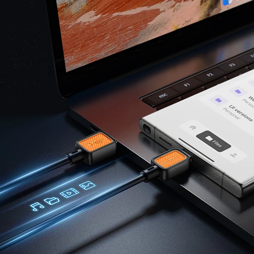 Kabl za podatke i punjenje USB-A - USB-C HOCO X108, 18W, 1m, Crni