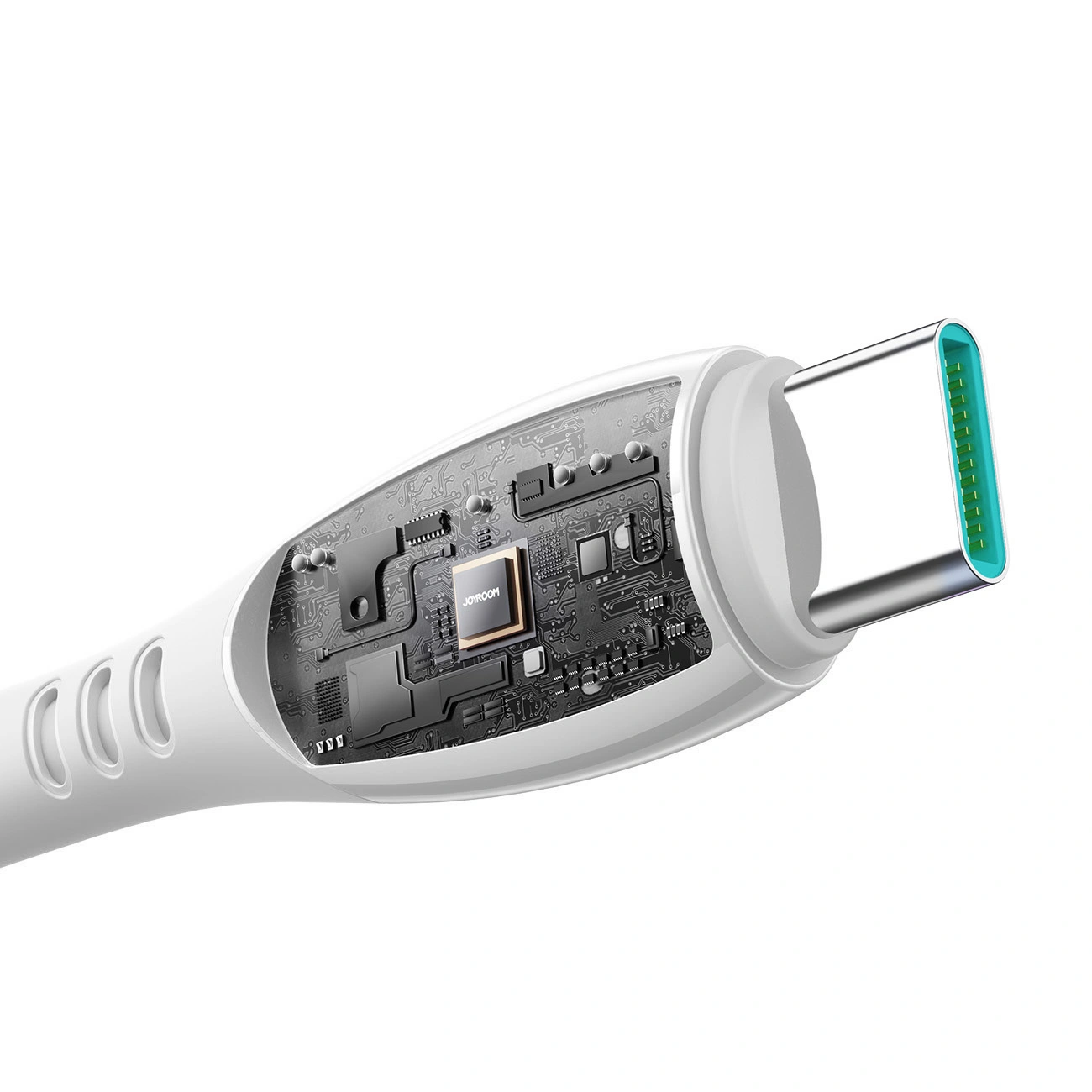 Kabl za podatke i punjenje USB-C - USB-C Joyroom S-A59 Vibrant, 60W, 1.2m, Beli