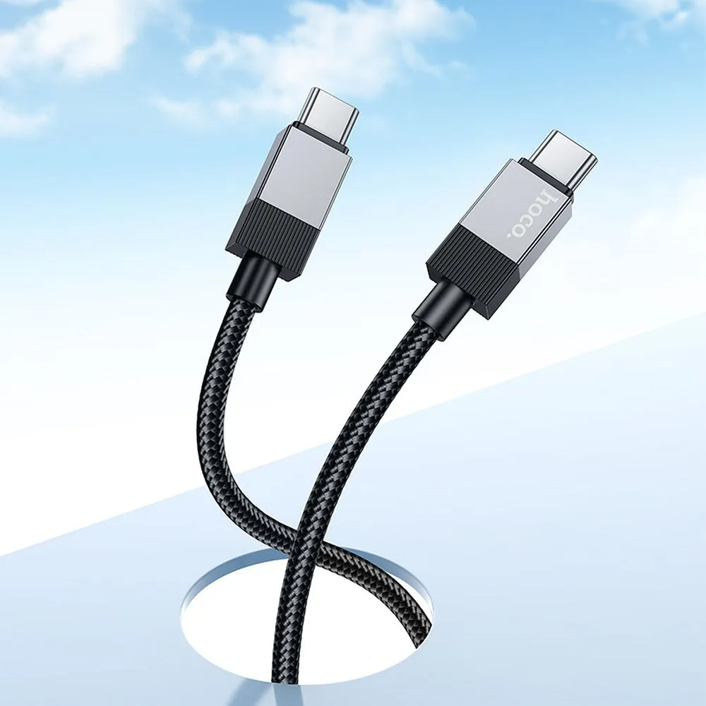 USB-C - USB-C HOCO X110 kabl za prenos podataka i punjenje, 60W, 1m, Crni