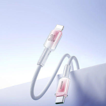 USB-C - Lightning kabl za prenos podataka i punjenje Joyroom S-A42, 30W, 1.2m, Bela