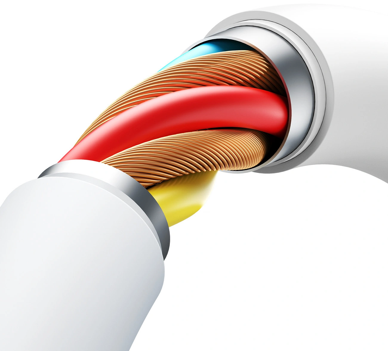 USB-A - USB-C kabl za prenos podataka i punjenje Joyroom S-A62 Lively, 18W, 1.2m, bela