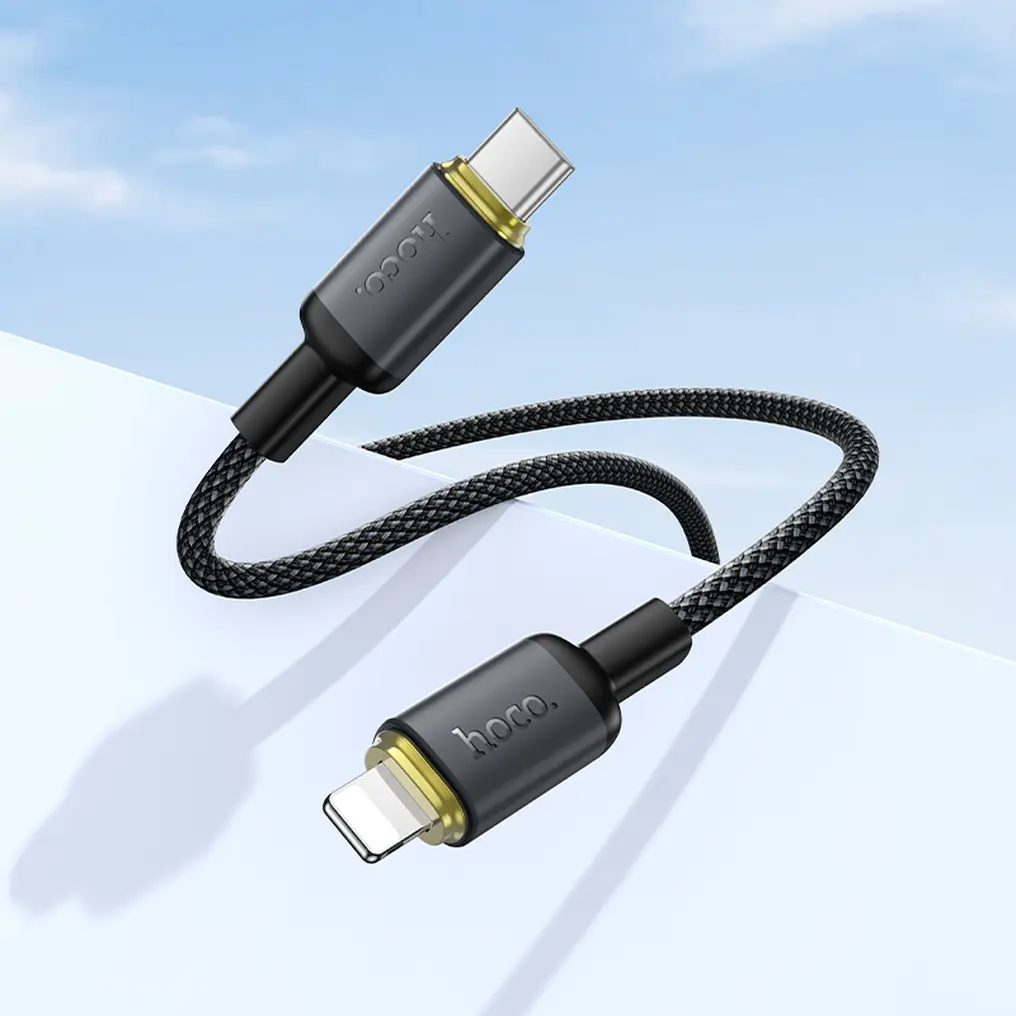 USB-C - Lightning HOCO X128 Benefit kabl za prenos podataka i punjenje, 30W, 1m, Crna