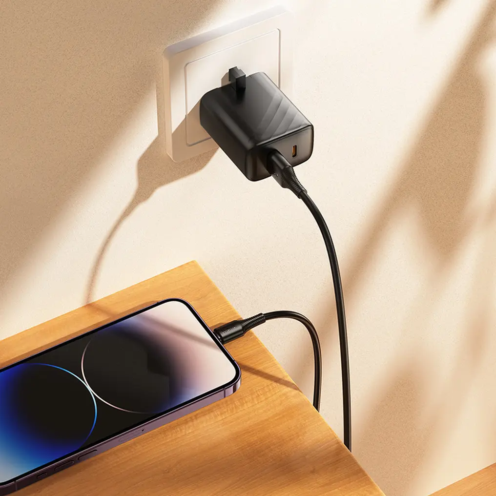 USB-A - Lightning HOCO X120 kabl za prenos podataka i punjenje, 18W, 1m, Crni